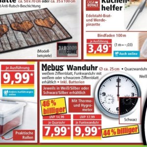 Wanduhr bei Norma