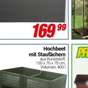 Hochbeet bei Centershop