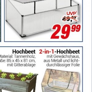 Hochbeet bei Centershop