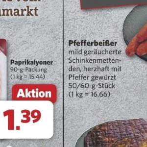 Pfeffer bei Combi