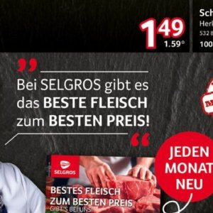 Fleisch bei Selgros