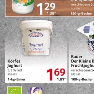 Joghurt bei Selgros