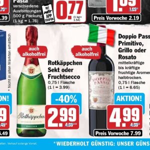 Sekt bei Hit