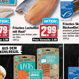 Lachsfilet bei Hit