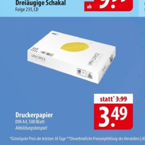 Kopierpapier bei Famila Nord Ost