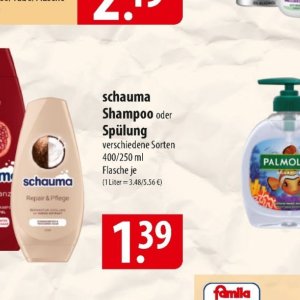 Shampoo bei Famila Nord Ost