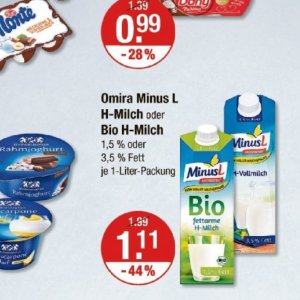 Milch bei V-Markt