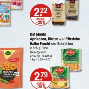 Pfirsiche bei V-Markt