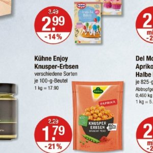 Erbsen bei V-Markt