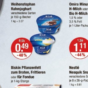 Mascarpone bei V-Markt