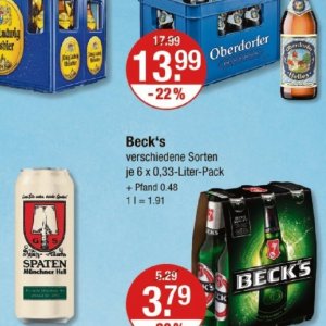 Bier bei V-Markt