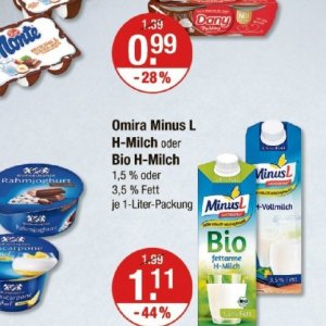 Milch bei V-Markt