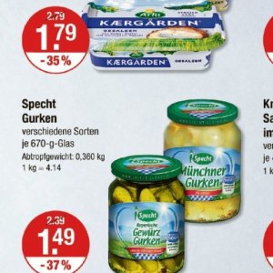 Gurken bei V-Markt