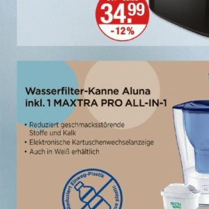 Wasserfilter bei V-Markt