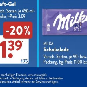 Schokolade bei Aldi SÜD