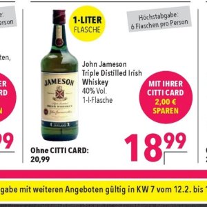 Whisky bei Citti Markt