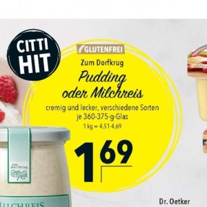 Pudding bei Citti Markt