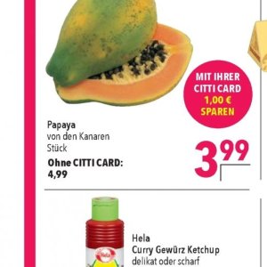 Papaya bei Citti Markt