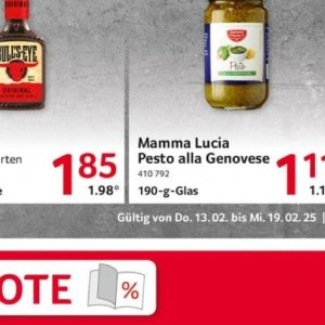 Pesto bei Selgros