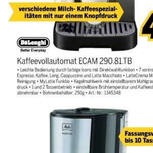 Kaffee delonghi  bei Medimax