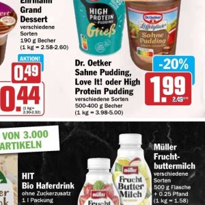 Pudding bei Hit