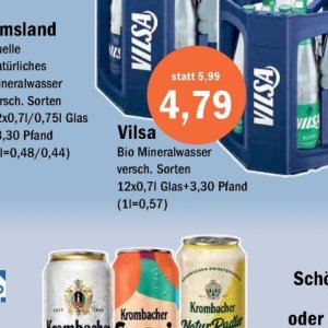 Mineralwasser bei Aktiv Irma