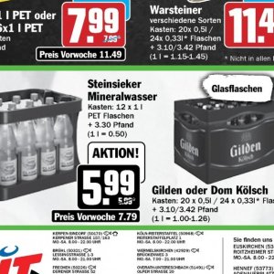 Mineralwasser bei Hit