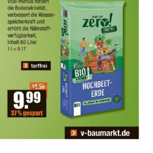 Hochbeet bei V-Baumarkt