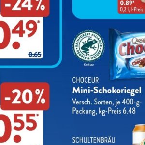 Schokolade bei Aldi SÜD