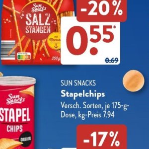 Snacks bei Aldi SÜD