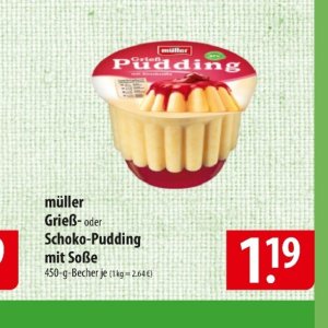 Pudding bei Famila Nord Ost