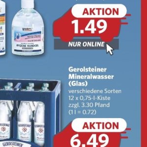 Mineralwasser bei Combi