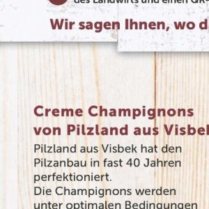 Champignons bei Combi