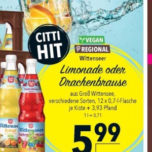 Limonade bei Citti Markt