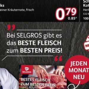 Fleisch bei Selgros