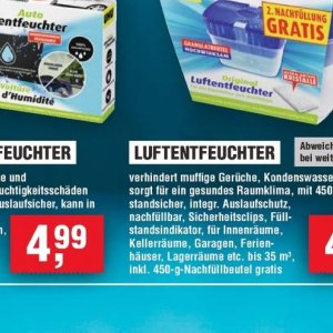 Luftentfeuchter bei Handelshof