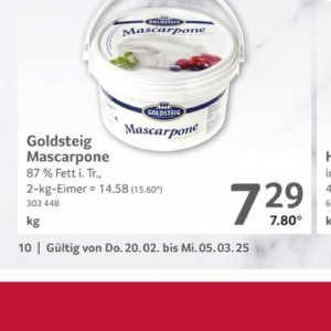 Mascarpone bei Selgros