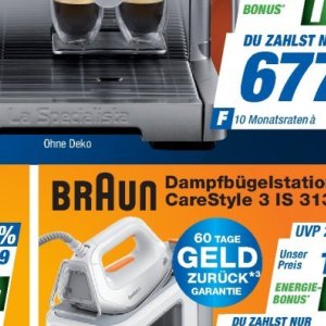 Dampfbügelstation bei Expert Technomarkt