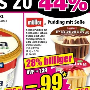 Pudding bei Norma