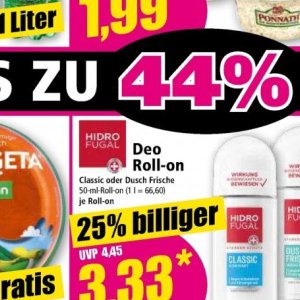 Deo roll-on bei Norma