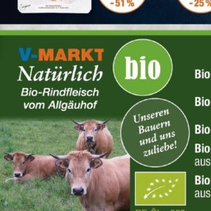 Rindfleisch bei V-Markt