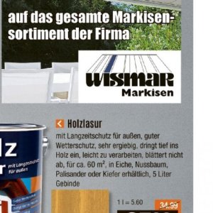 Markisen bei V-Baumarkt