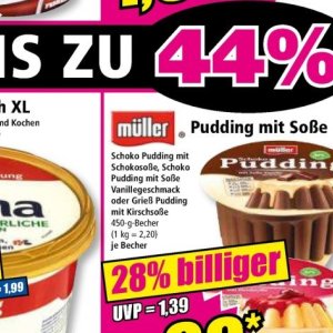 Pudding bei Norma