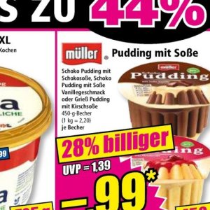 Pudding bei Norma