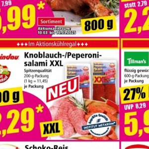 Salami bei Norma