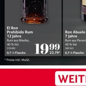 Rum bei Selgros