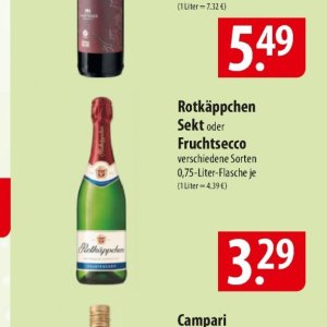 Sekt bei Famila Nord Ost