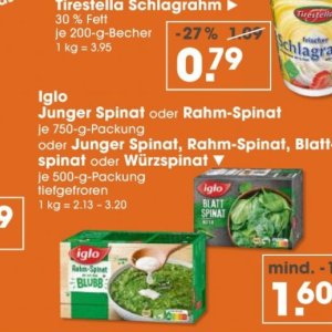 Spinat bei V-Markt