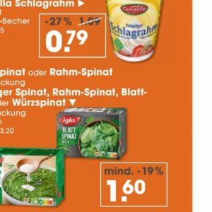 Spinat bei V-Markt