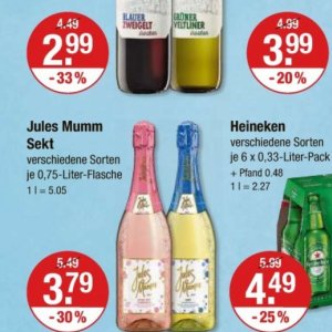 Sekt bei V-Markt